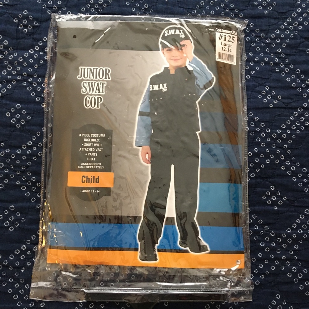 Child’s SWAT Costume, Large, Size 12-14